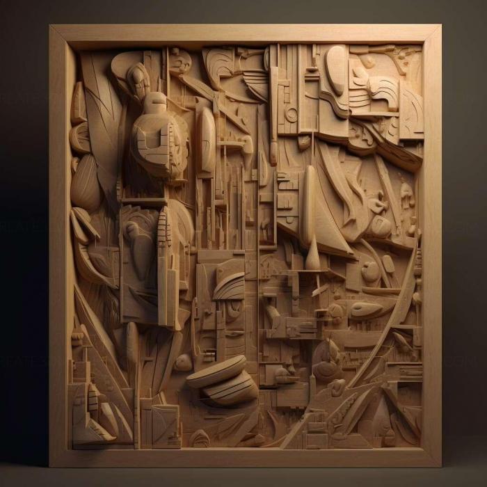 نموذج ثلاثي الأبعاد لآلة CNC 3D Art 